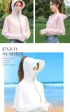 Hielo seda gran sombrero largo Specification image